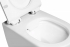 Унитаз подвесной SantiLine SL-5002 безободковый, с микролифтом