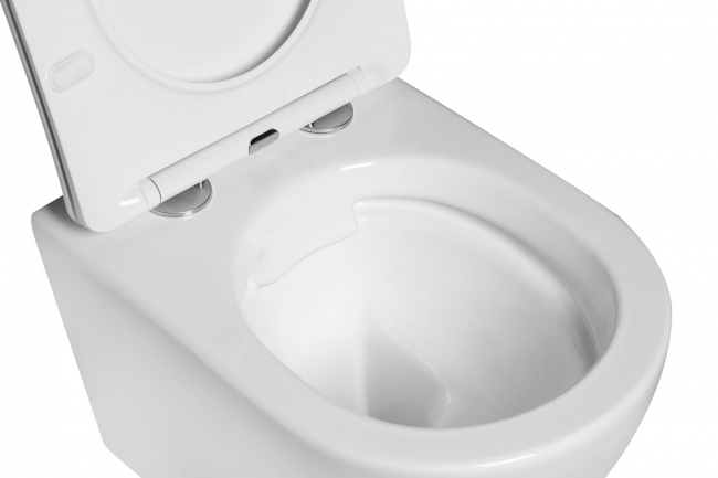 Унитаз подвесной SantiLine SL-5005 безободковый, с микролифтом Унитаз подвесной SantiLine SL-5005 безободковый, с микролифтом