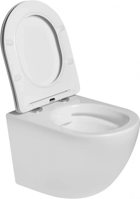 Унитаз подвесной SantiLine SL-5005 безободковый, с микролифтом Унитаз подвесной SantiLine SL-5005 безободковый, с микролифтом