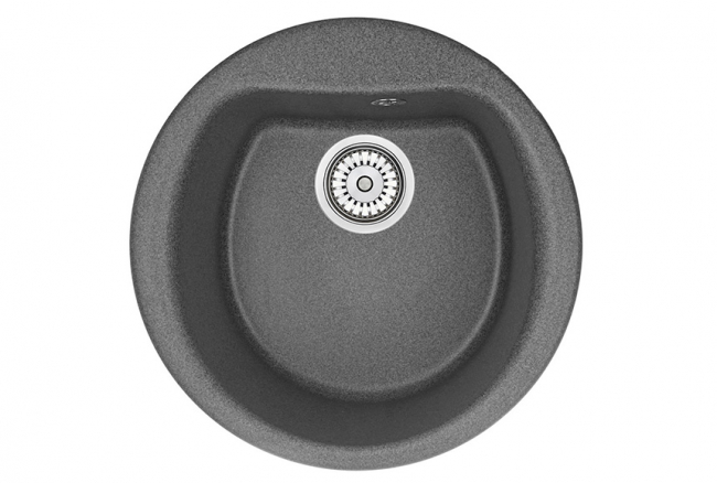Кухонная мойка Granula 5101, графит (черно-серый), кварц Кухонная мойка Granula 5101, графит (черно-серый), кварц