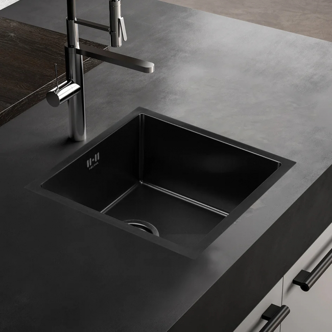 Мойка нержавейка Melana MLN- D5050HB  (графит) 50х50 см