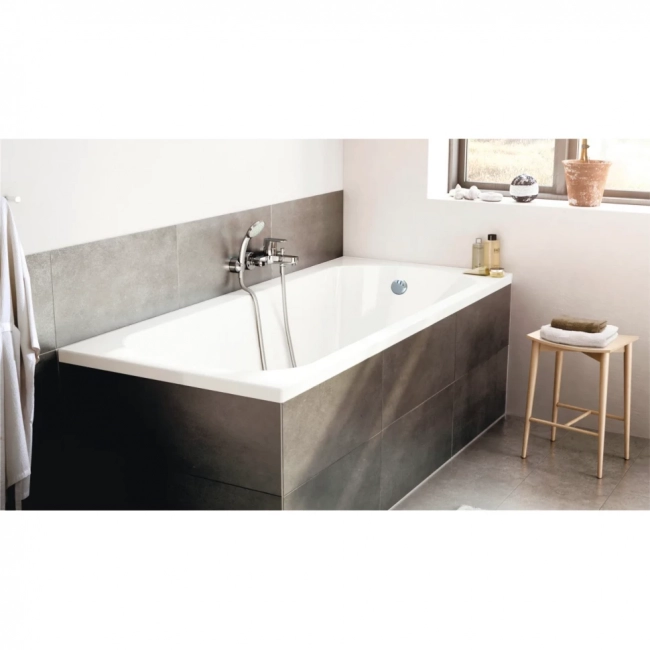  Ванна акриловая Wesnaart Eurolux Oberony E1017075025 170х75cм (210л) 5,5мм, белый      