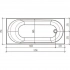  Ванна акриловая Wesnaart Eurolux Oberony E1017075025 170х75cм (210л) 5,5мм, белый      