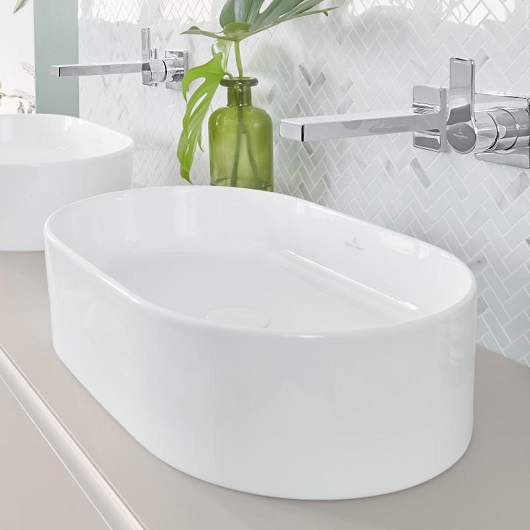 Раковина для установки на столешницу Villeroy & Boch Collaro 4A195601 (560 x 360 mm) белый Раковина для установки на столешницу Villeroy & Boch Collaro 4A195601 (560 x 360 mm) белый