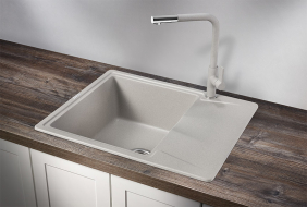 Кухонная мойка Granula 6201, БАЗАЛЬТ,  кварц