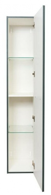 Шкаф-пенал La Fenice Cubo Grigio 30 см, серый матовый Шкаф-пенал La Fenice Cubo Grigio 30 см, серый матовый