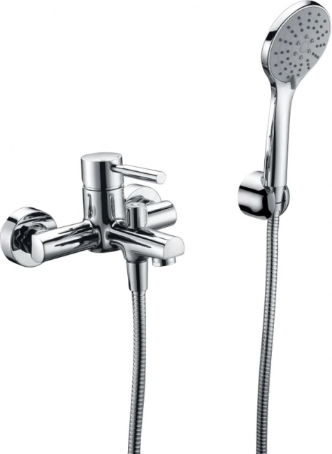 Смеситель для ванны с душем Wasserkraft Main 4101 с коротким изливом, хром
