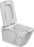 Унитаз подвесной SantiLine SL-5007MRB безободковый, под мрамор (сиденье микролифт)