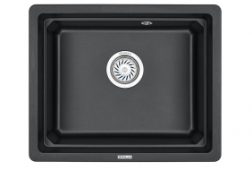 Кухонная мойка Granula KS-5501U, ЧЁРНЫЙ,  кварц