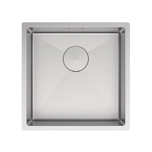 Кухонная мойка Lemark Olanga 440 (9937121) прямоугольная (44x44) из нержавеющей стали, сталь 