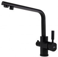 Смеситель для кухни Kaiser Decor 40144-9 с подачей фильтрованной воды, чёрный матовый Смеситель для кухни Kaiser Decor 40144-9 с подачей фильтрованной воды, чёрный матовый