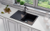 Кухонная мойка ULGRAN Quartz Gerda 780-09 реверсивная односекционная, асфальт Кухонная мойка ULGRAN Quartz Gerda 780-09 реверсивная односекционная, асфальт