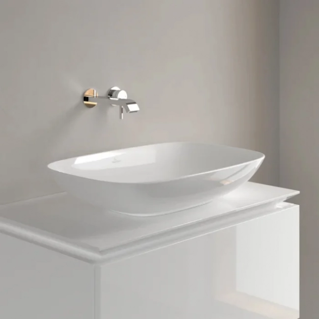 Накладная раковина Villeroy & Boch Loop & Friends 4A500001 (620х420мм), альпийский белый