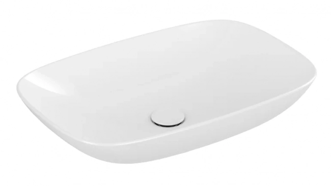 Накладная раковина Villeroy & Boch Loop & Friends 4A500001 (620х420мм), альпийский белый