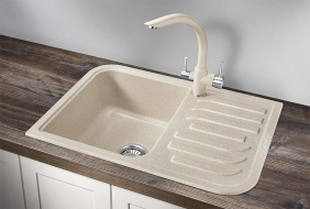 Кухонная мойка Granula 7001, ПИРИТ,  кварц