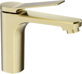 Смеситель для раковины WONZON & WOGHAND (WW-XH-013-BG), брашированное золото 