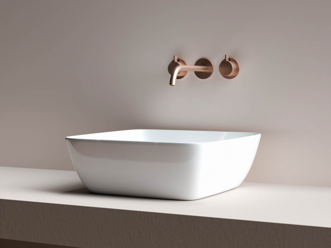Раковина накладная Ceramicanova Form CN2002 квадратная 420*420*145мм (белая) Раковина накладная Ceramicanova Form CN2002 квадратная 420*420*145мм (белая)