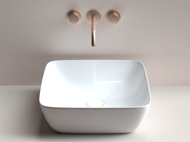 Раковина накладная Ceramicanova Form CN2002 квадратная 420*420*145мм (белая) Раковина накладная Ceramicanova Form CN2002 квадратная 420*420*145мм (белая)