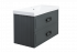Комплект (тумба+раковина) La Fenice Cubo Twin Blu Grigio 100 см, синяя матовая