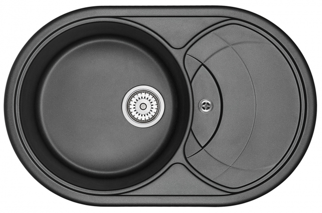 Кухонная мойка Granula 7801, ЧЁРНЫЙ, кварц Кухонная мойка Granula 7801, ЧЁРНЫЙ, кварц