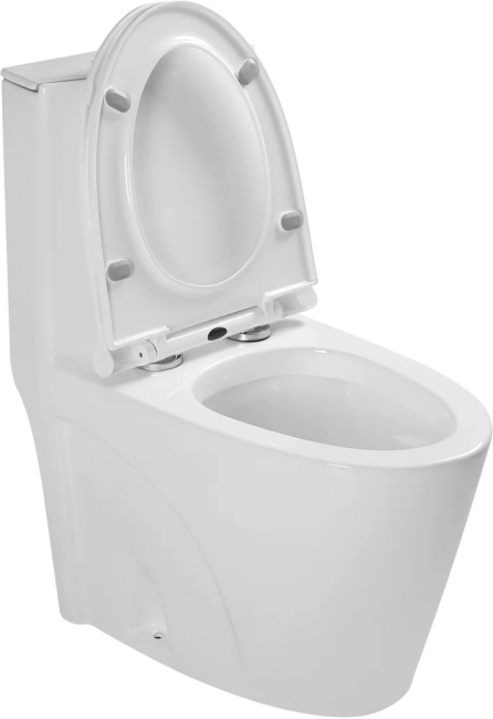 Унитаз SantiLine SL-5012 напольный МОНОБЛОК (сиденье микролифт) Арматура GEBERIT