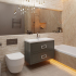 Комплект (тумба+раковина) La Fenice Cubo Twin Grigio 100 см,серая матовая Комплект (тумба+раковина) La Fenice Cubo Twin Grigio 100 см,серая матовая