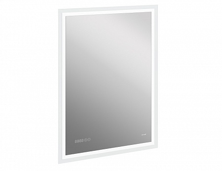 Зеркало Cersanit LED 080 design pro 60x85 с подсветкой часы с антизапотеванием прямоугольное Зеркало Cersanit LED 080 design pro 60x85 с подсветкой часы с антизапотеванием прямоугольное