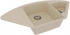 Мойка кухонная Lemark Irkana 980 (9910044) врезная угловая с доп. чашей и крылом, бежевая Мойка кухонная Lemark Irkana 980 (9910044) врезная угловая с доп. чашей и крылом, бежевая