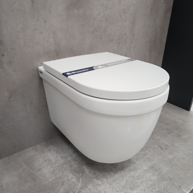 Унитаз подвесной Bloomix Rapid SL1233R/UF02 безободковый, с микролифтом, белый Унитаз подвесной Bloomix Rapid SL1233R/UF02 безободковый, с микролифтом, белый