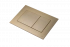 Кнопка для инсталяции Solid 9240438 с текстурированной поверхностью для системы двойного смыва, матовое золото Кнопка для инсталяции Solid 9240438 с текстурированной поверхностью для системы двойного смыва, матовое золото