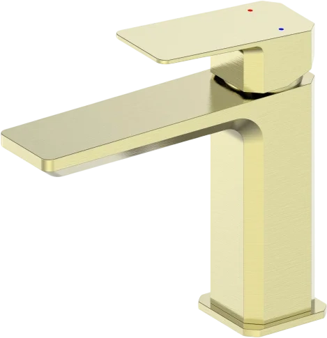 Смеситель для раковины WONZON & WOGHAND (WW-88139011-BG), брашированное золото 