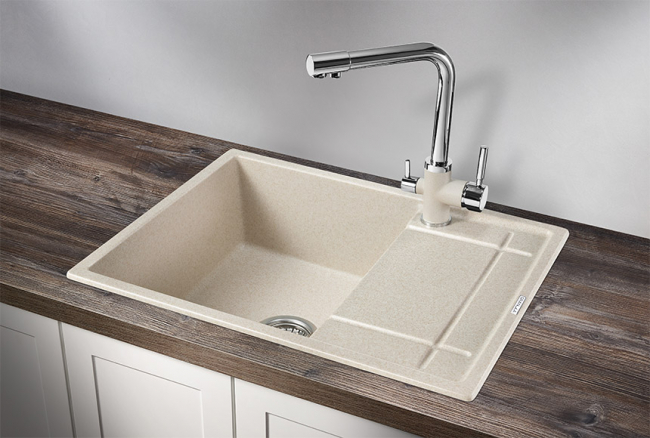 Кухонная мойка Granula 6501, ПИРИТ, кварц Кухонная мойка Granula 6501, ПИРИТ, кварц