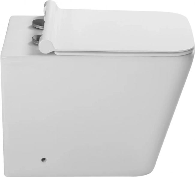 Унитаз SantiLine  SL-5021 приставной, безободковый (сиденье микролифт)