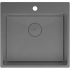 Кухонная мойка Lemark Olanga 540 (9936111) прямоугольная (54x51) из нержавеющей стали, PVD-покрытие, матовый графит
