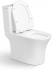 Унитаз SantiLine SL-5022 напольный, безободковый (сиденье микролифт)