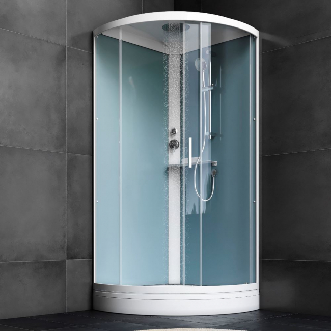 Душевая кабина 90x90 AM.PM X-Joy W88C-401-090WT, низкий поддон, профиль белый Душевая кабина 90x90 AM.PM X-Joy W88C-401-090WT, низкий поддон, профиль белый