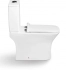 Унитаз SantiLine SL-5023 напольный, безободковый (сиденье микролифт)