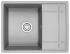Кухонная мойка Granula 6501, АЛЮМИНИУМ, кварц