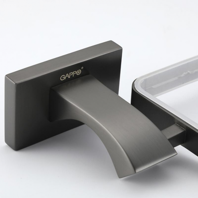 Подвесной ершик для унитаза Gappo G07-9 G0710-9, оружейная сталь Подвесной ершик для унитаза Gappo G07-9 G0710-9, оружейная сталь