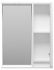 Зеркало - шкаф Brevita Балатон - 65  (BAL-04065-01-П) правый , белый