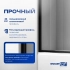 Стеклянная шторка на ванну Wasserkraft  Dill 61S02-100WS (1000*1400), стекло прозрачное, профиль черный  матовый  