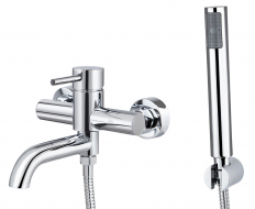 Смеситель для ванны и душа Kaiser Merkur 26055 с коротким изливом, хром Смеситель для ванны и душа Kaiser Merkur 26055 с коротким изливом, хром
