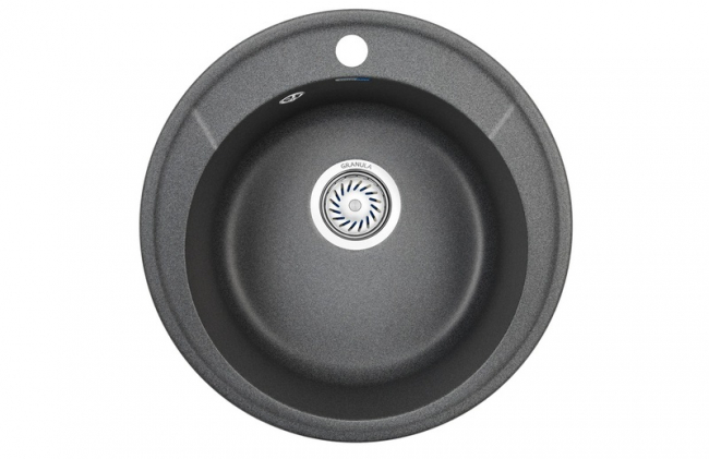 Кухонная мойка Granula 4802, ГРАФИТ, СтандАРТ кварц Кухонная мойка Granula 4802, ГРАФИТ, СтандАРТ кварц