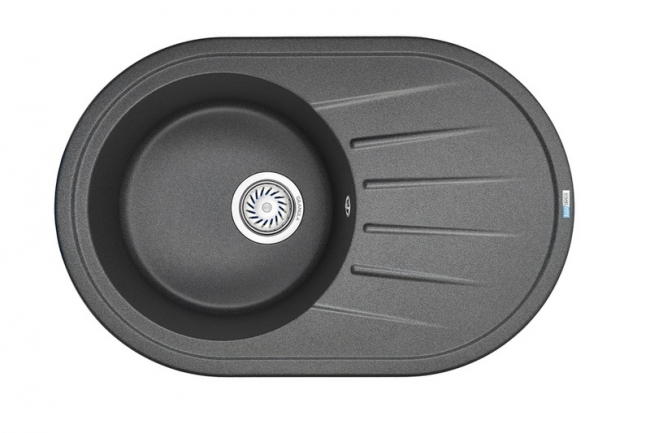 Кухонная мойка Granula 7601, ГРАФИТ, СтандАРТ кварц Кухонная мойка Granula 7601, ГРАФИТ, СтандАРТ кварц