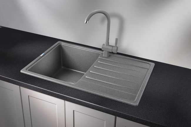 Кухонная мойка Granula 7602, ГРАФИТ, СтандАРТ, кварц Кухонная мойка Granula 7602, ГРАФИТ, СтандАРТ, кварц