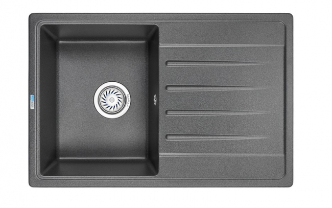 Кухонная мойка Granula 7602, ГРАФИТ, СтандАРТ, кварц Кухонная мойка Granula 7602, ГРАФИТ, СтандАРТ, кварц