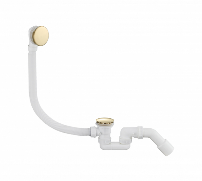 Автоматический слив-перелив для ванны Grocenberg  GB230GO, золото 