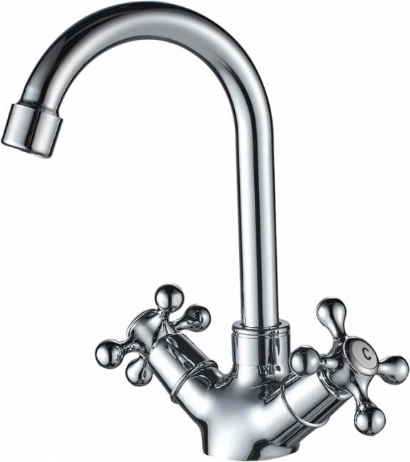 Смеситель для раковины WesnaArt Rassvet RAS02-230, хром 