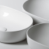 Раковина накладная Ceramicanova Element CN6047 овальная 600*415*135мм (белый)  