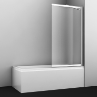 Стеклянная шторка на ванну Wasserkraft Main 41S02-100R (1000*1400), профиль серебристый, стекло прозрачное Стеклянная шторка на ванну Wasserkraft Main 41S02-100R (1000*1400), профиль серебристый, стекло прозрачное